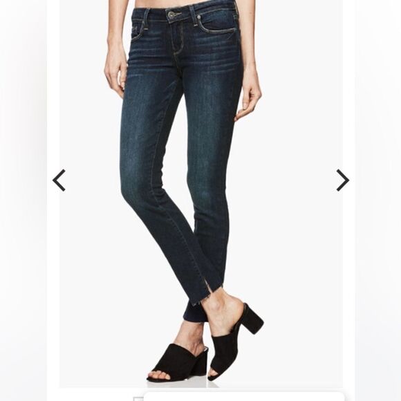Paige Verdugo Ankle w/ Inseam Fray Slit in Mazzetti Women's Jeans size 27. - Picture 1 of 11